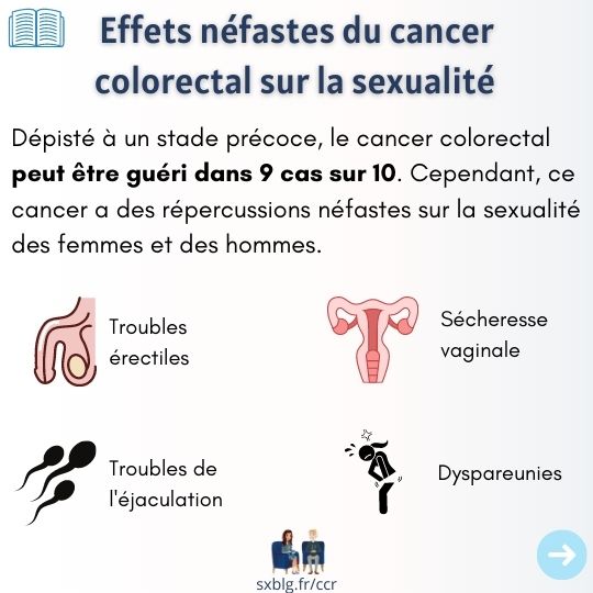 Le cancer colorectal a des effets néfastes sur la sexualité