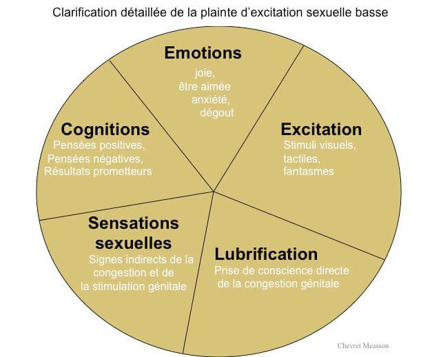 Clarification détaillée de la plainte de manque d'excitation sexuelle